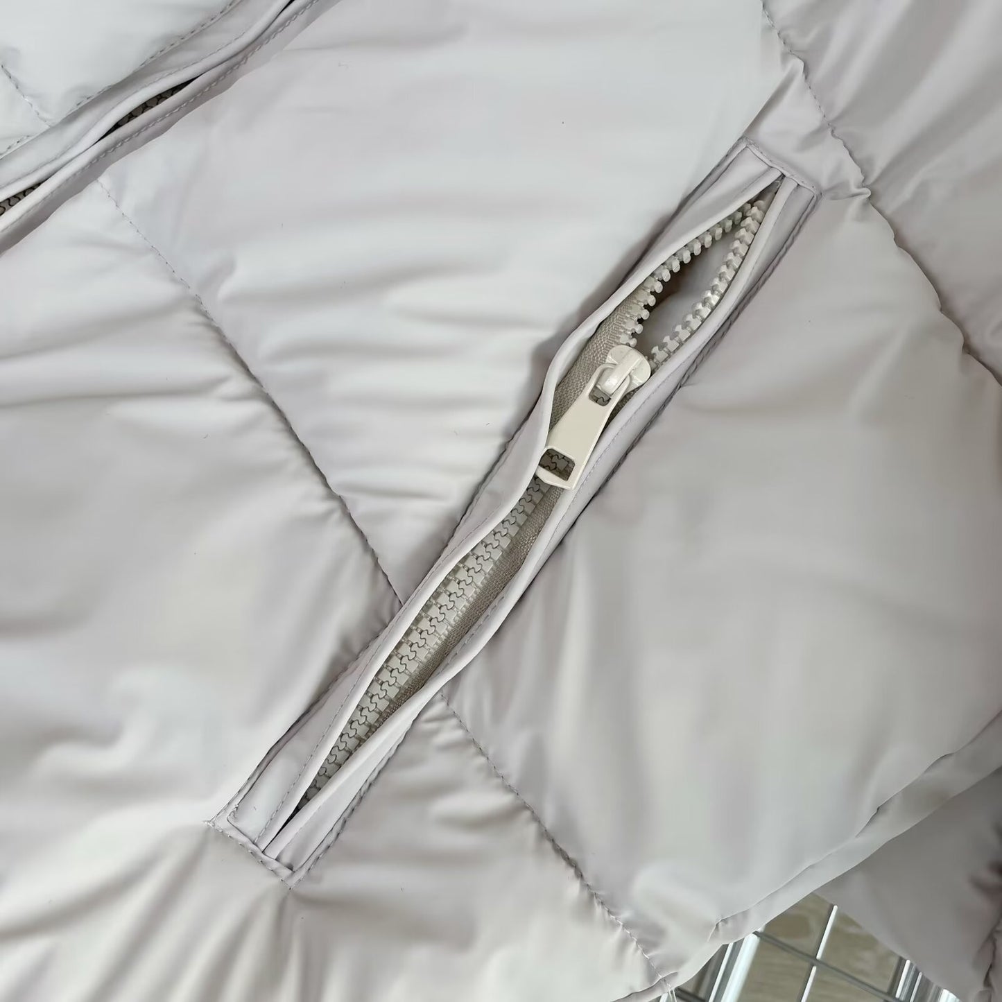 Women's winter new faux leather hooded cotton Coat