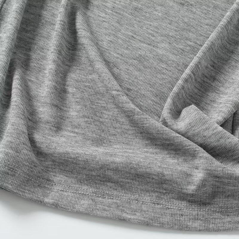 Women's New Fashion Basic Style Double Color Edge O Neck Short sleeved T-shirt