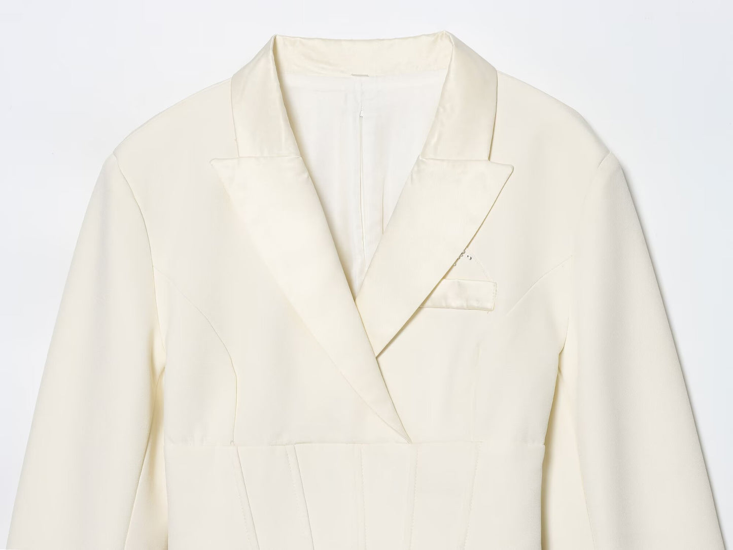 Women's patchwork lapel Blazer Coat style mini skirt