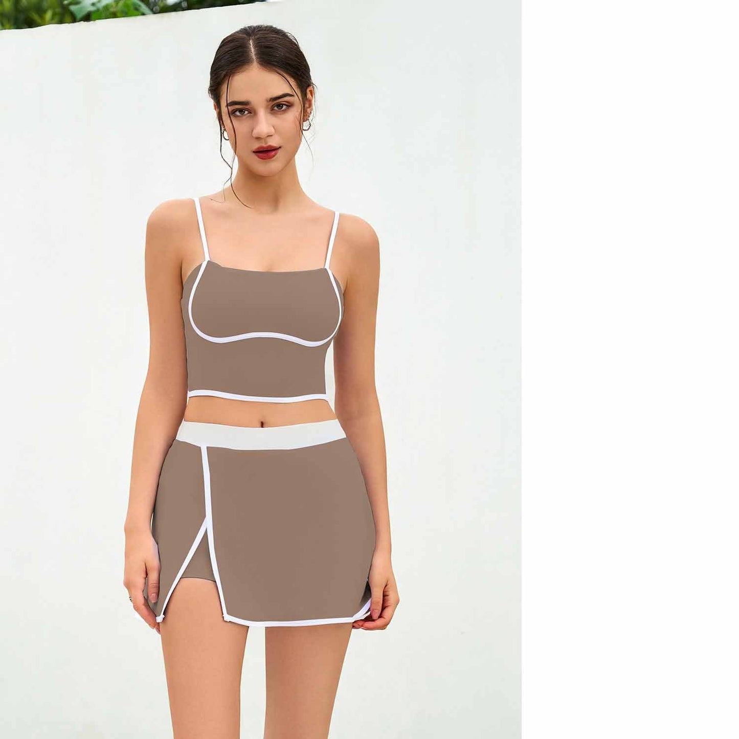 Color Matching Quick-drying Sports Vest Fitness Shock-proof High-elastic Yoga Suit